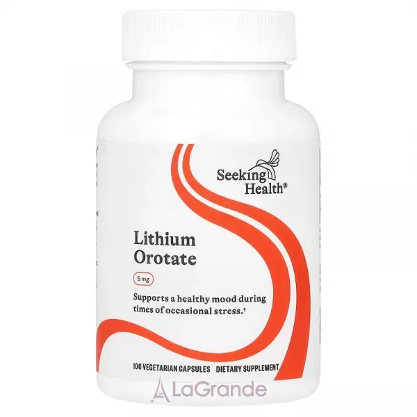 Seeking Health Lithium Orotate 5mg VegCaps ĳ������ ������� 