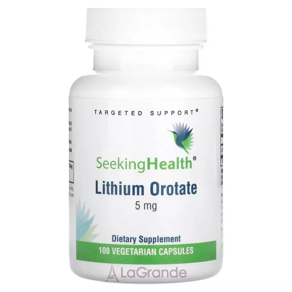 Seeking Health Lithium Orotate 5mg VegCaps ĳ������ ������� 
