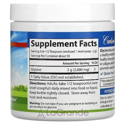 Carlson Glycine Powder ĳ  