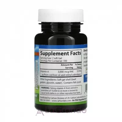 Carlson Vitamin A 10000 IU ĳ  