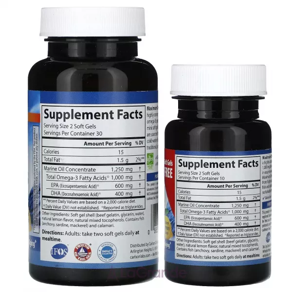 Carlson Maximum Omega Minis 1000 mg ����������� ������� 