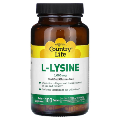 Country Life L-Lysine 1000 mg  