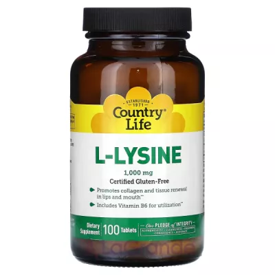 Country Life L-Lysine 1000 mg  
