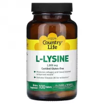 Country Life L-Lysine 1000 mg ������������ "L-�����", 1000 ��