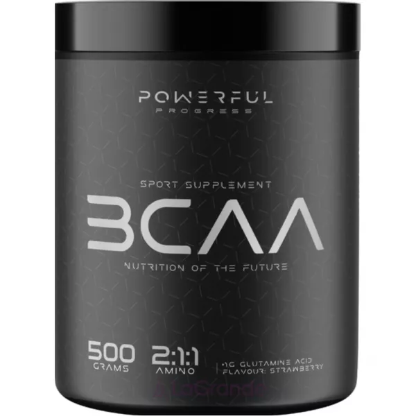 Powerful Progress Amino BCAA 2:1:1 Strawberry ����������� BCAA 2:1:1 � ������ 