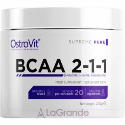 OstroVit BCAA 2-1-1  Pure  BCAA 2-1-1  