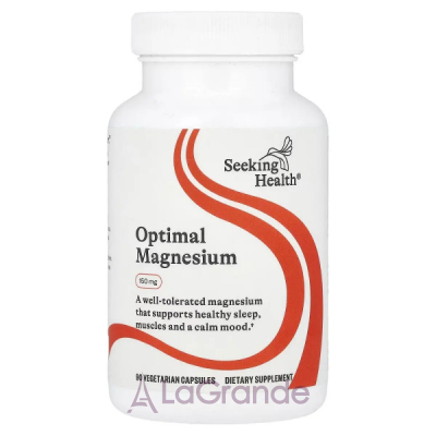 Seeking Optimal Magnesium 150mg VegCaps   
