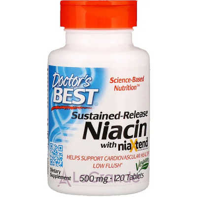 Doctor's Best Niacin Vitamin B3 with niaXtend ĳ  