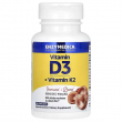 Enzymedica Vitamin D3 + Vitamin K2 60pcs