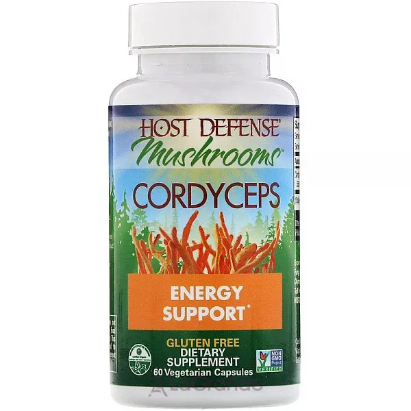 Fungi Perfecti Host Defense Mushrooms Cordyceps Energy Support ����������� ������� ��� �������������� ��������� 