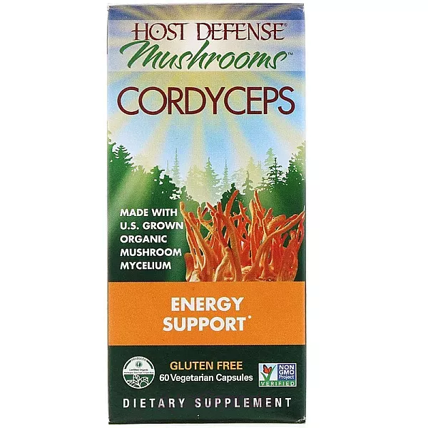 Fungi Perfecti Host Defense Mushrooms Cordyceps Energy Support ����������� ������� ��� �������������� ��������� 