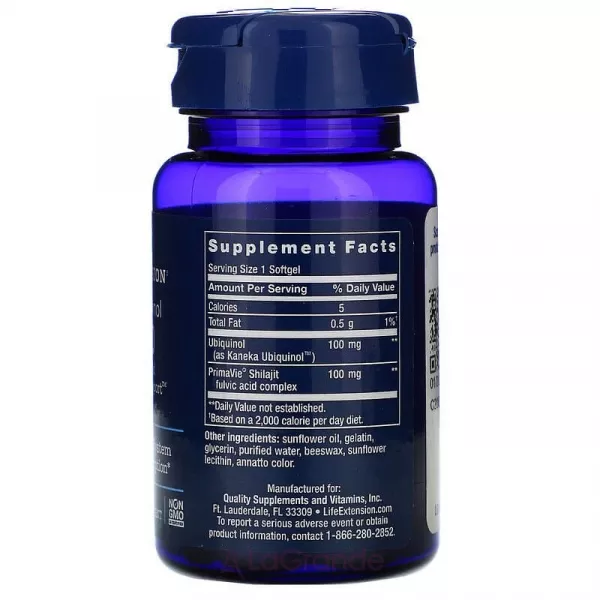 Life Extension Super Ubiquinol CoQ10 100 mg ĳ������ ������� 