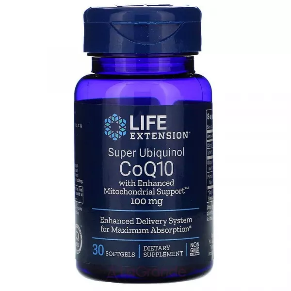 Life Extension Super Ubiquinol CoQ10 100 mg ĳ������ ������� 