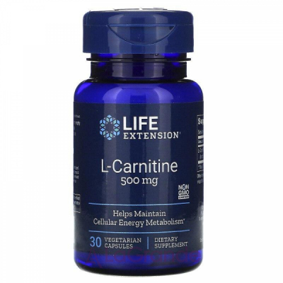 Life Extension L-Carnitine 500 mg ĳ  