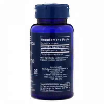 Life Extension N-Acetyl-L-Cysteine 600 mg ĳ  
