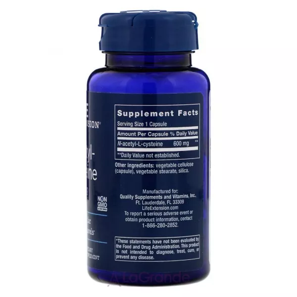 Life Extension N-Acetyl-L-Cysteine 600 mg ĳ������ ������� 