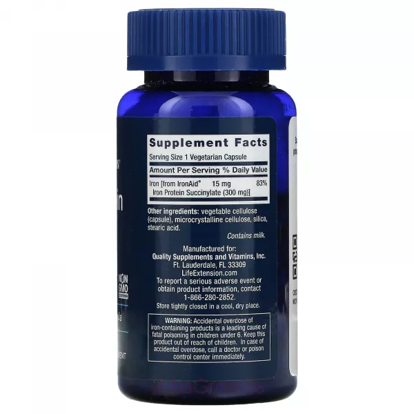 Life Extension Life Extension Iron Protein Plus 300 mg ĳ������ ������� 