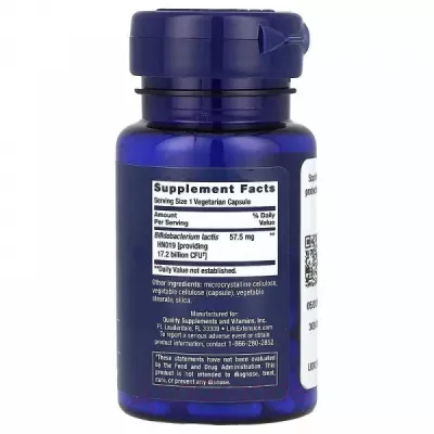 Life Extension Florassist Probiotic Daily Bowel Regularity     , 57.5 