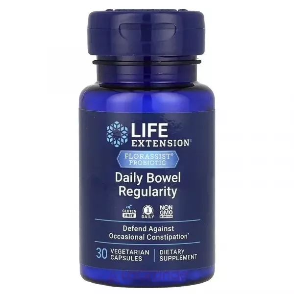 Life Extension Florassist Probiotic Daily Bowel Regularity �������� ��� ��������� ������ ���������, 57.5 ��