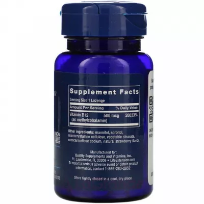Life Extension B12 500 mcg ĳ  