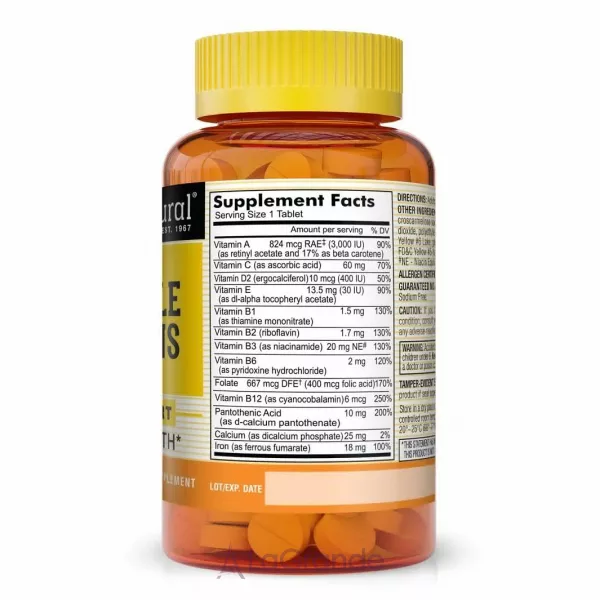 Mason Natural Daily Multiple Vitamins With Iron �������������� � ������� �� ������ ����