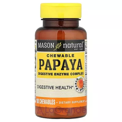 Mason Natural Papaya Digestive Enzyme Complex    ,     