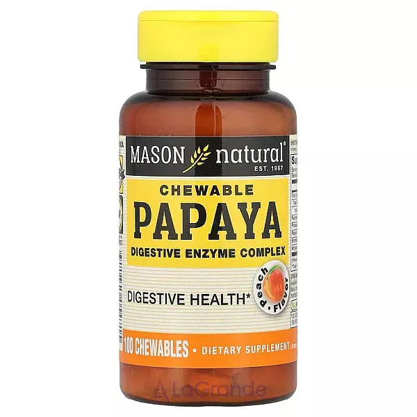 Mason Natural Papaya Digestive Enzyme Complex �������� ��������������� ��������� ������, ����������� �������� � ���������� ������