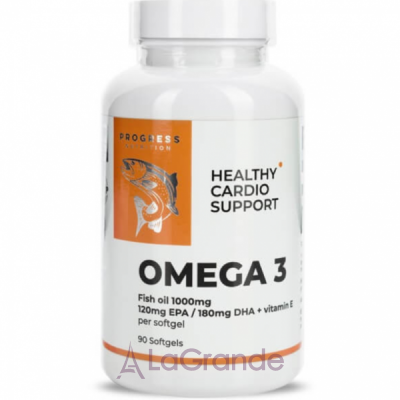 Progress Nutrition Omega 3   -3   1000 ,  180  /  120  +  