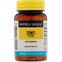 Mason Natural Zinc 50 mg ĳ������ ������� "����", 50 ��