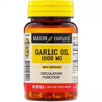 Mason Natural Garlic Oil 1000 mg ĳ������ ������� "��� �������", 1000 ��