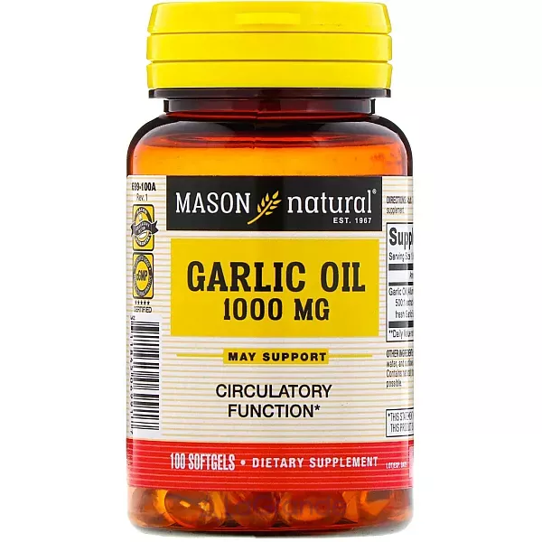 Mason Natural Garlic Oil 1000 mg ����������� ������� 