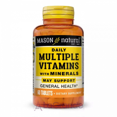 Mason Natural Daily Multiple Vitamins With Minerals      