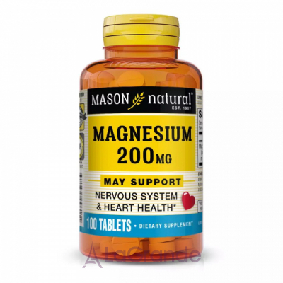 Mason Natural Magnesium 200 mg   