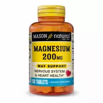 Mason Natural Magnesium 200 mg ĳ������ ������� "������", 200 ��