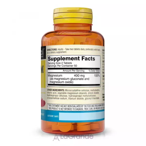 Mason Natural Magnesium 200 mg ����������� ������� 
