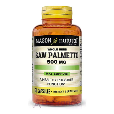 Mason Natural Saw Palmetto 500 mg ĳ  