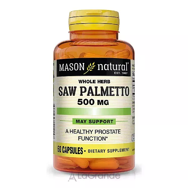 Mason Natural Saw Palmetto 500 mg ����������� ������� 