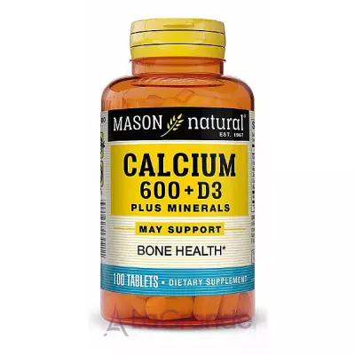 Mason Natural Calcium 600 + D3 Plus Minerals ĳ    '  