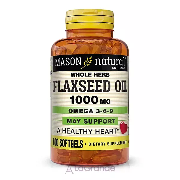 Mason Natural Flax Seed Oil 1000 mg ����������� ������� 