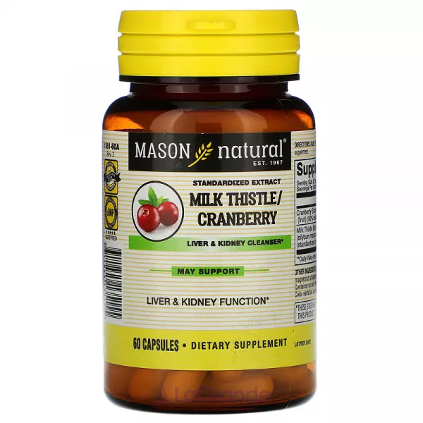 Mason Natural Milk Thistle & Cranberry ��������� �������� ��� ������ � ����� 