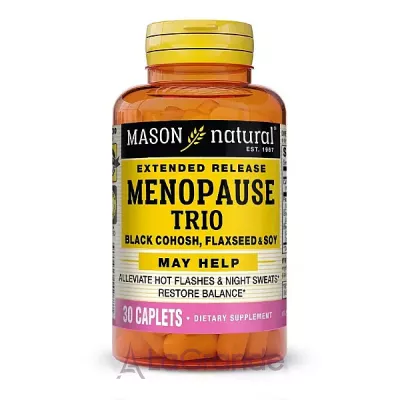 Mason Natural Menopause Trio Black Cohosh, Flaxseed and Soy ĳ      