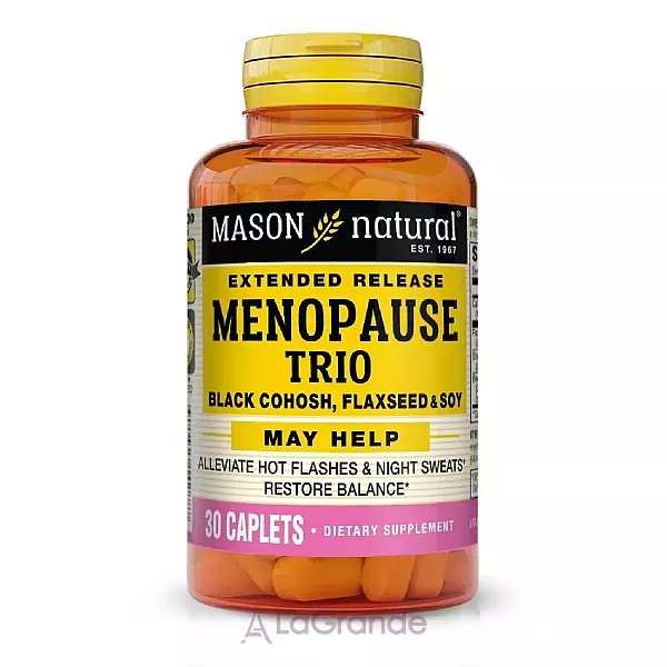 Mason Natural Menopause Trio Black Cohosh, Flaxseed and Soy ����������� ������� ��� ��������� ��� ��������� 