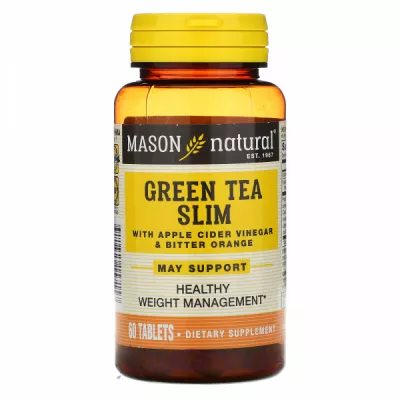Mason Natural Green Tea Slim with Apple Cider Vinegar & Bitter Orange ĳ    