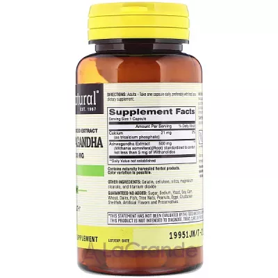 Mason Natural Ashwagandha 500 mg ĳ  