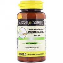 Mason Natural Ashwagandha 500 mg ĳ������ ������� "���������", 500 ��