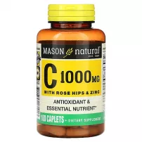 Mason Natural Vitamin C With Rose Hips and Zinc ĳ������ ������� "³���� C � �������� �� ������", 1000 ��