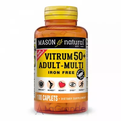 Mason Natural Vitrum 50+ Adult-Multi Iron Free    50+,  