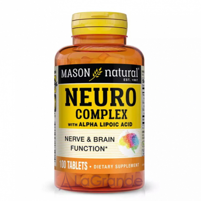 Mason Natural Neuro Complex with Alpha Lipoic Acid   - 