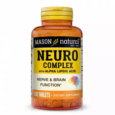 Mason Natural Neuro Complex with Alpha Lipoic Acid   - 