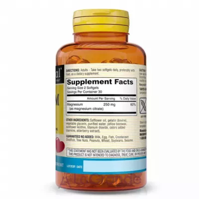Mason Natural Magnesium Citrate 250 mg ĳ  